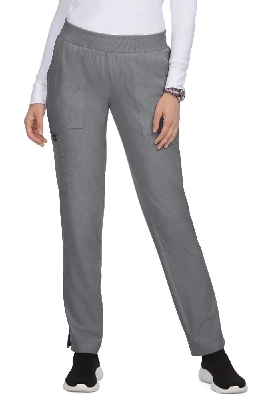 Caroline Pant Heather Grey Elegant High-Waist Pants