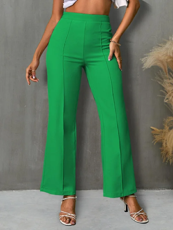 High Waist Straight Pants Formal Wide-Leg Pants