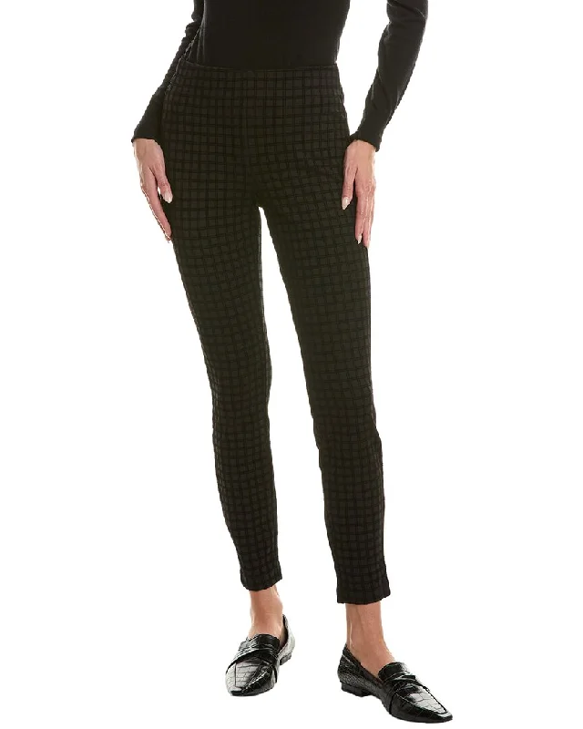 Nanette Nanette Lepore Windowpane Flocked Pant Chic Checkered Pants