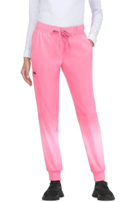 Gradiant Jogger Pant Peony Pink Ombre High-Waist Yoga Pants