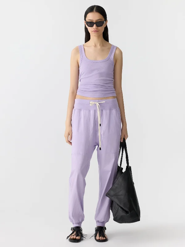 slim utility cotton pant Relaxed Fit Trousers