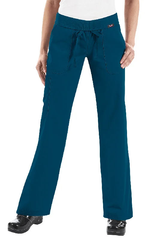 Morgan Pant Caribbean Blue Elegant Silk Pants