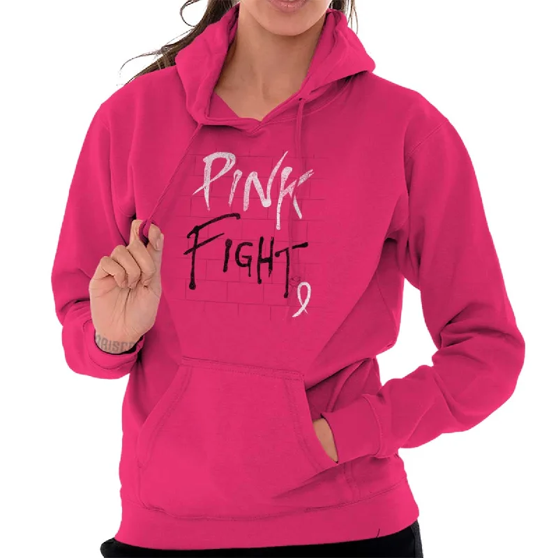 BCA Pink Fight Hoodie Hoodie with Hem Contrast Bold Stylish