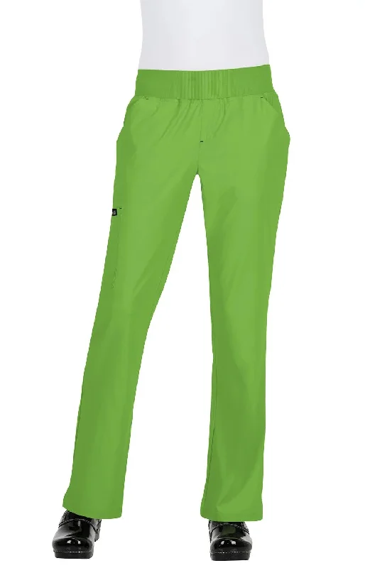 Laurie Pant Green Tea Trendy Wide-Leg Pants