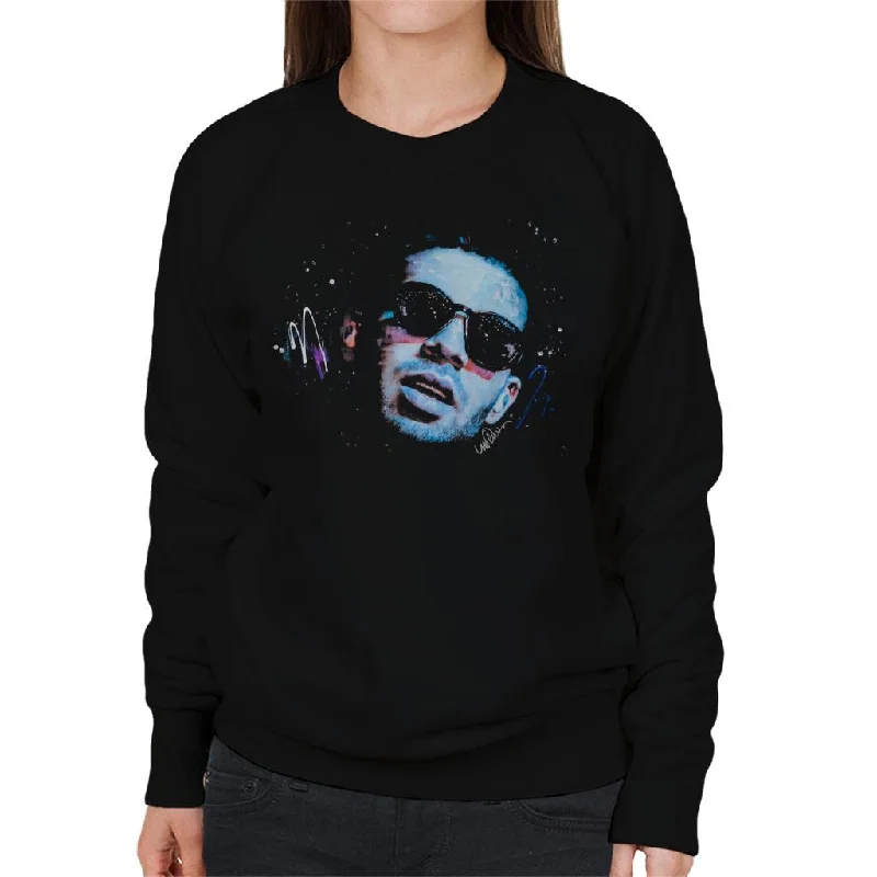 Sidney Maurer Original Portrait Of Drake Sunglasses Women's Sweatshirt Hoodie with Hem Elastic Stretchable Comfortable