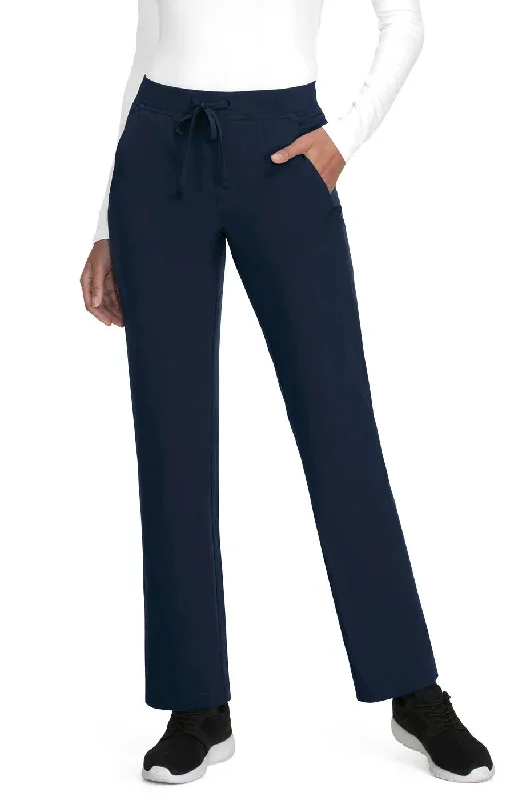 Nova Pant Navy Fashionable Button-Up Pants