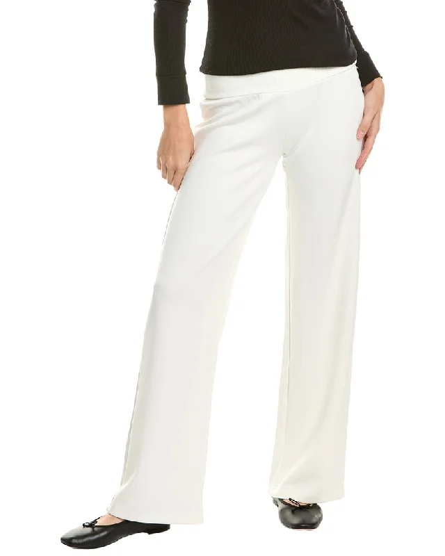 Weworewhat Low-Rise Flare Pant Soft Cotton Pants