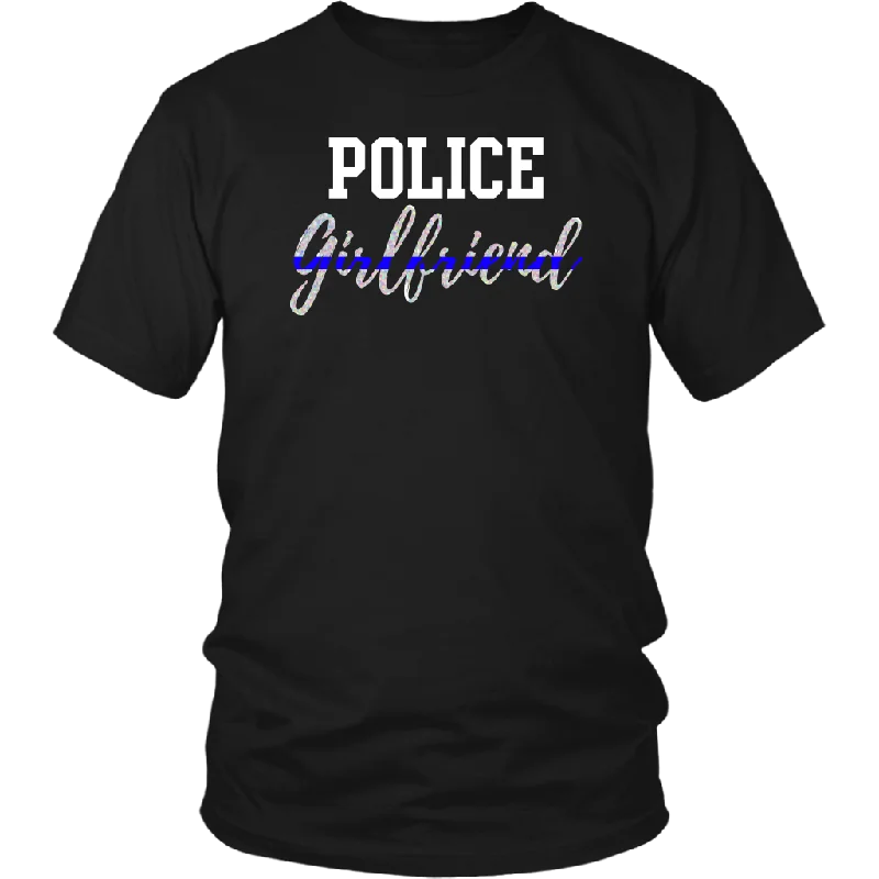 Police Girlfriend Shirts and Hoodies Hoodie with Applique Textured Unique