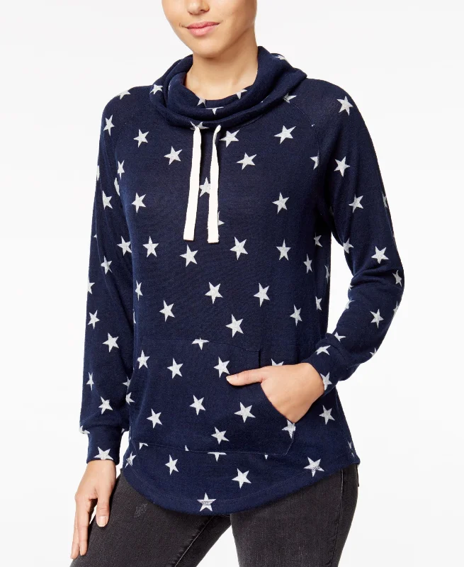 Navy Star Print