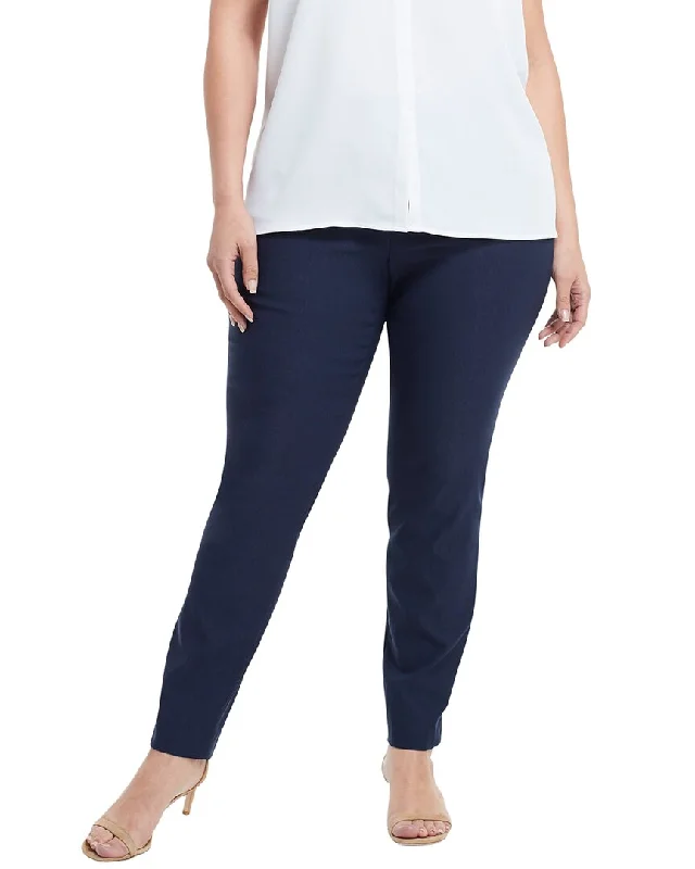 Nic+Zoe Plus Wonder Stretch Pant Classic Straight-Leg Pants