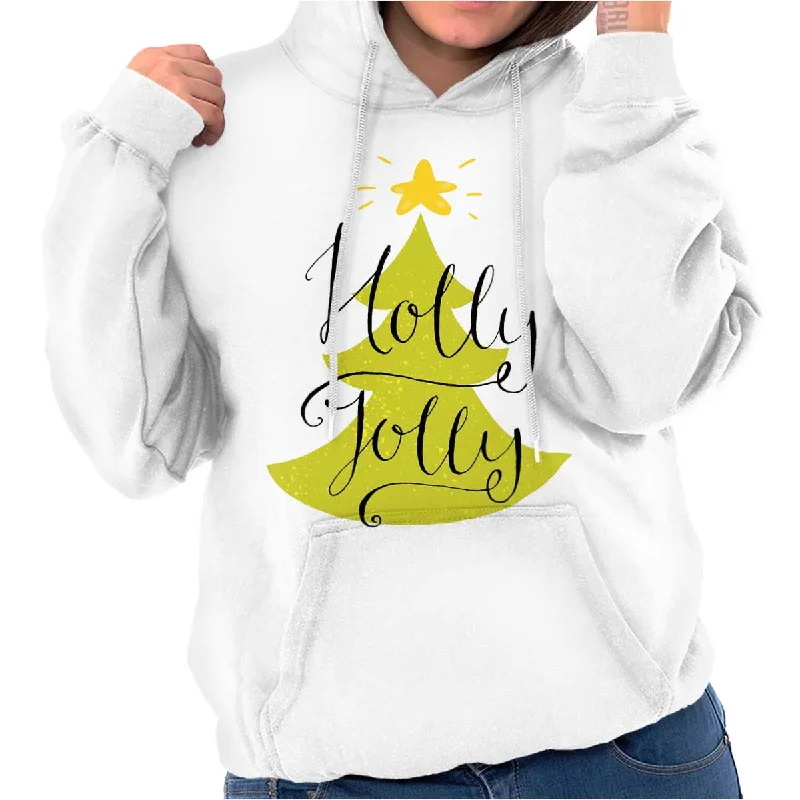 Holly Jolly Hoodie Hoodie with Relaxed Fit Easy Casual