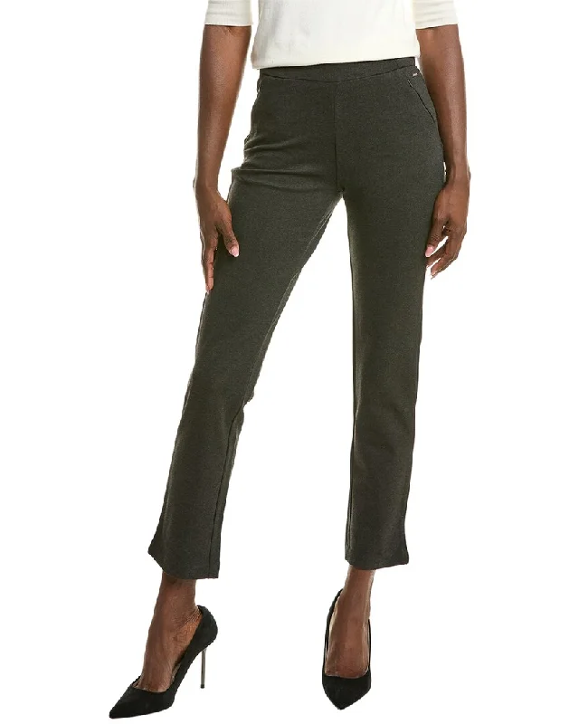 T Tahari Pull-On Ponte Pant Chic Slim Fit Pants