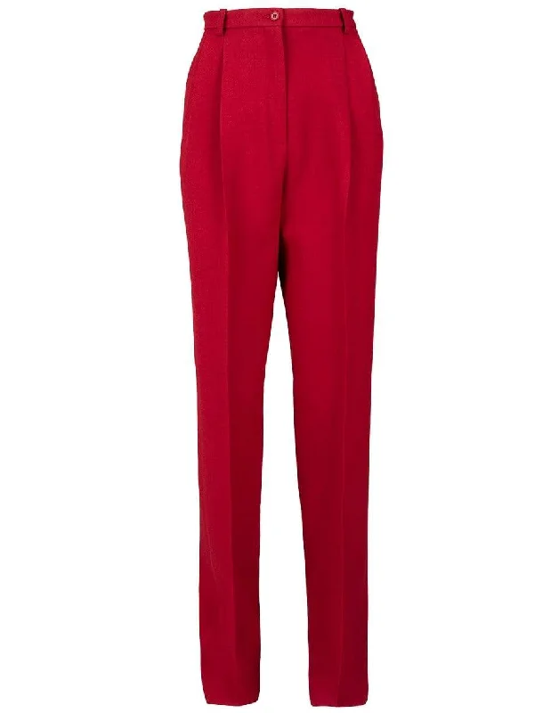 Mika Pleated Straight Leg Pant Lightweight Linen Pants