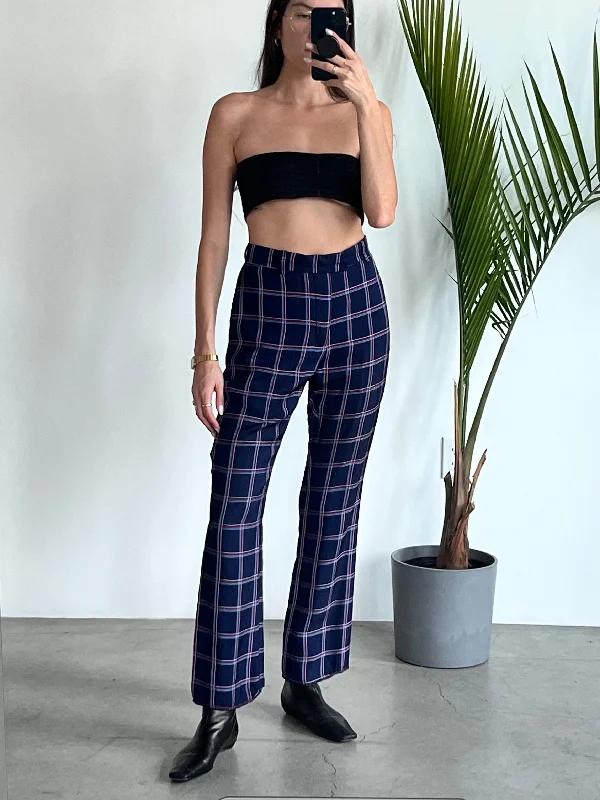 Garcons Infideles plaid pant Chic Black Leggings