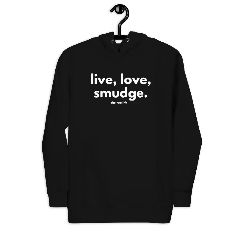 This Is The Way - Live, Love, Smudge Hoodie Hoodie with Logo Branding Identity