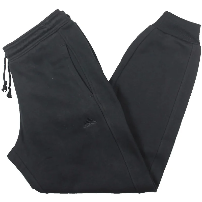 Womens Fleece Loose Fit Jogger Pants Comfortable Denim Trousers