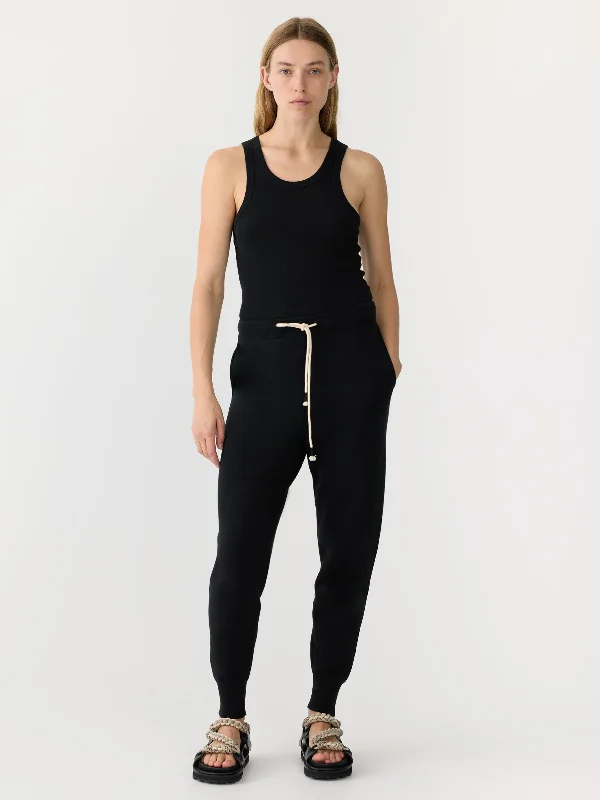 compact cotton knit pant Casual Yoga Pants