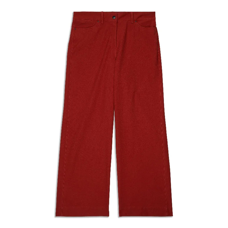 City Sleek 5 Pocket High-Rise Wide-Leg Pant - Resale Slim-Fit Leggings