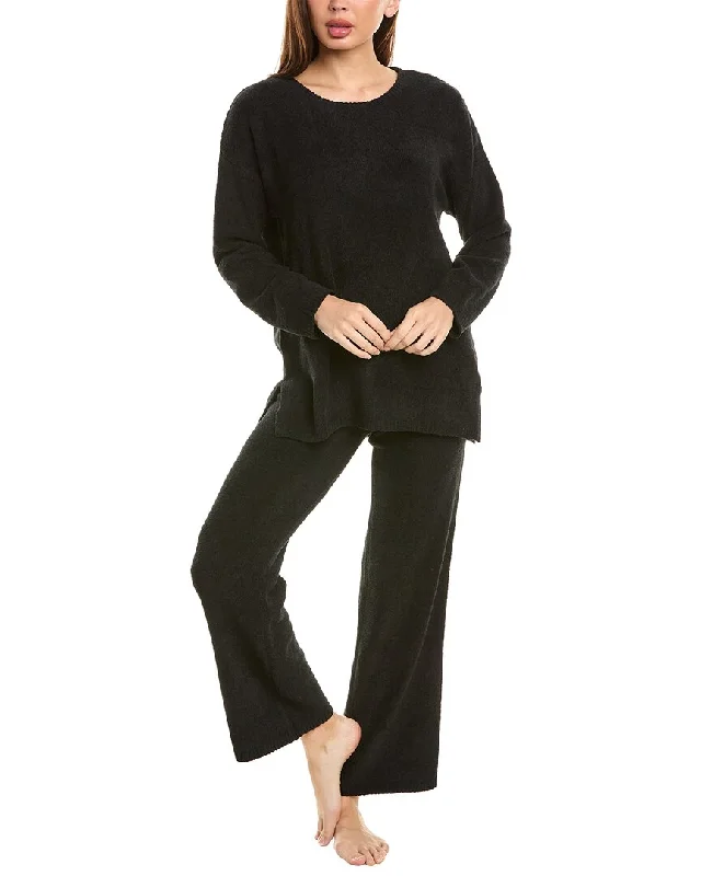 N Natori 2Pc Aura Pajama Pant Set Classic Flared Pants