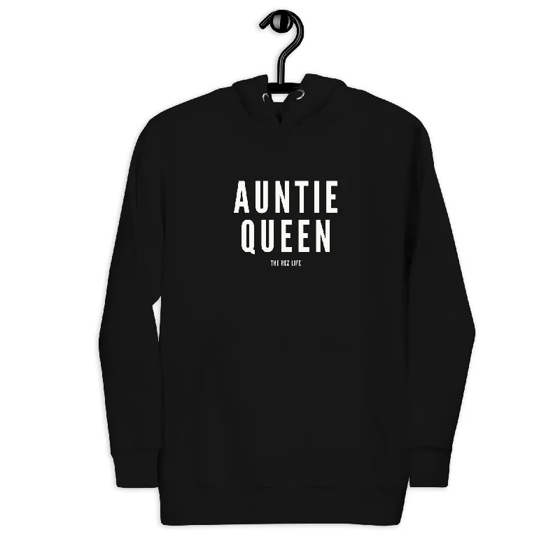 Auntie Queen Hoodie Hoodie with Elastic Cuffs Stretchable Comfortable