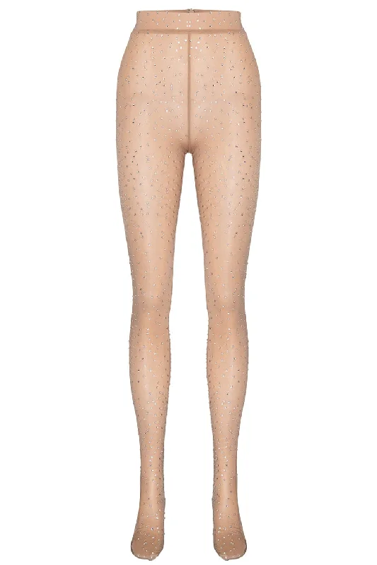 Rane Crystal Stocking Pant Trendy Printed Pants