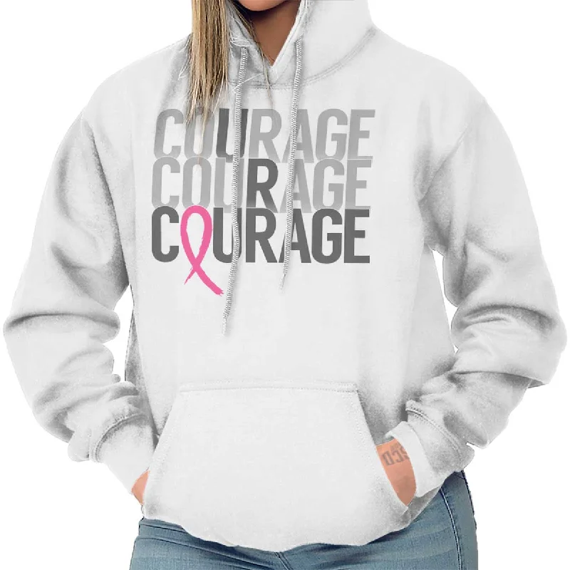 Breast Cancer Awareness Hoodie Hoodie with Hem Patch Decorative Personalized