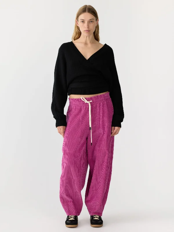 long rise cord pant Relaxed Fit Trousers