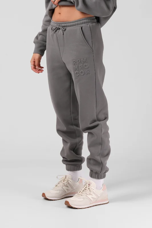 Baggy Tracky Pant - Charcoal Grey Comfortable Denim Pants