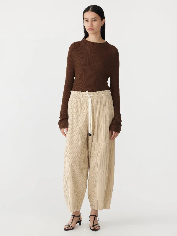 long rise cord pant Trendy Work Pants