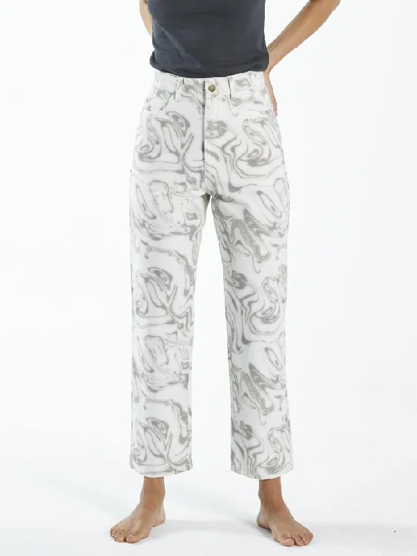 Marbled Paradise Pant - Tofu Casual Track Pants