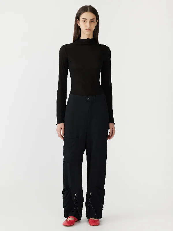 viscose twill utility pant Classic Bootcut Trousers