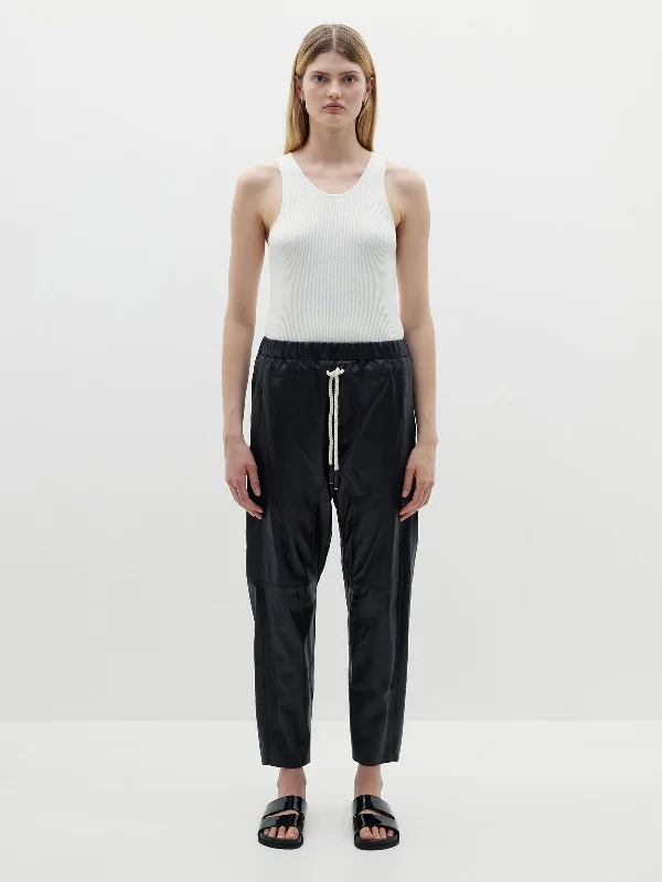 relaxed leather pant ll High-Waist Yoga Pants