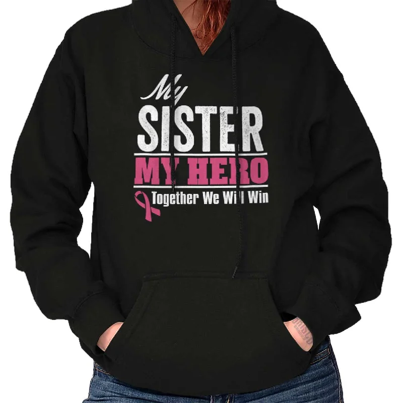 My Sister My Hero Hoodie Hoodie with Print Artistic Unique