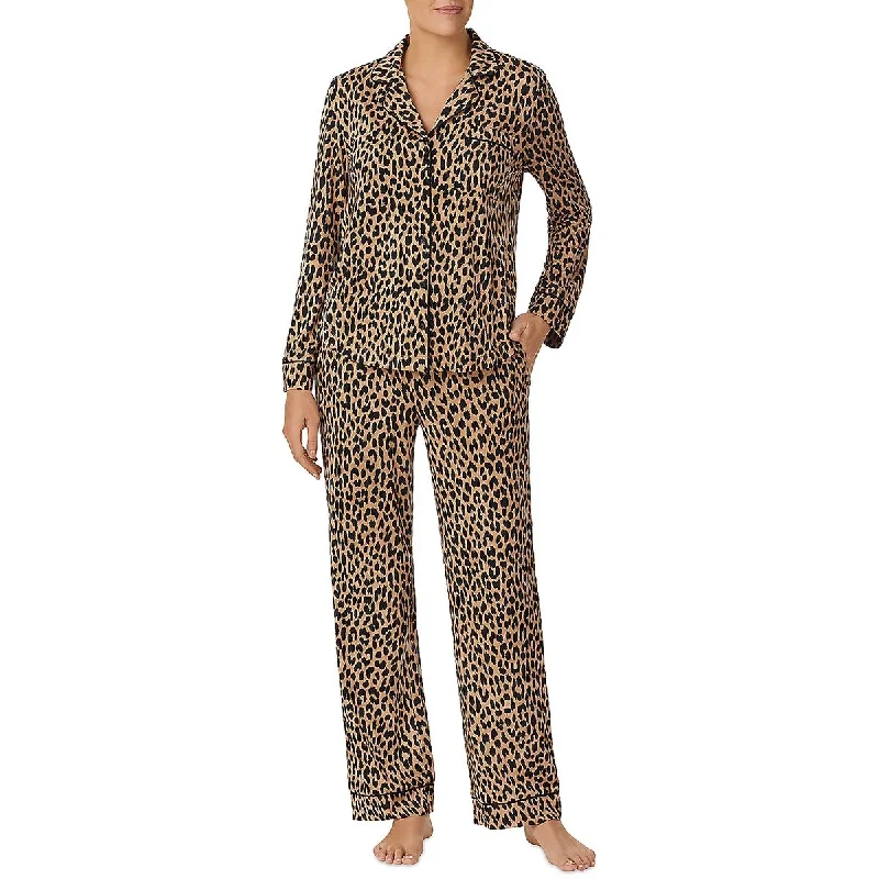 Womens 2PC Printed Pant Set Stylish Slim Trousers