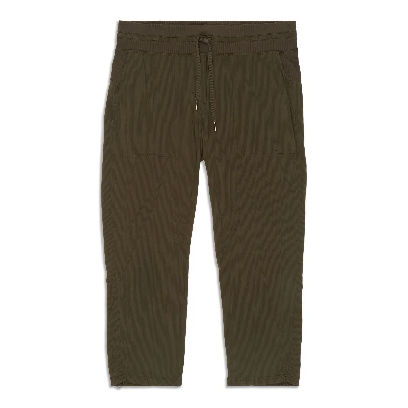Dance Studio Mid-Rise Cropped Pants - Resale Trendy Wide-Leg Pants