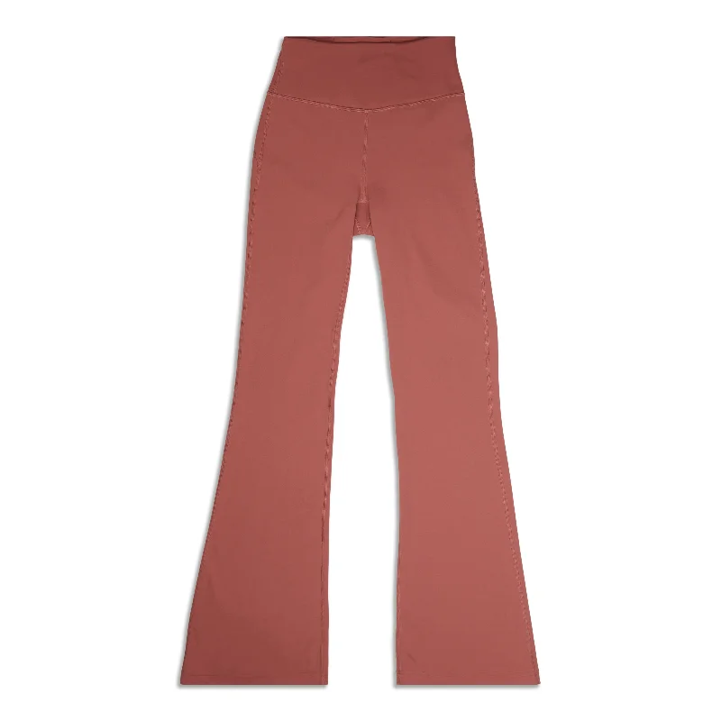 Groove Super-High-Rise Flared Pant - Resale Elegant Silk Pants