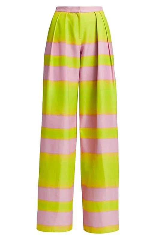 Pleated Wide Leg Pant Comfortable Wide-Leg Pants