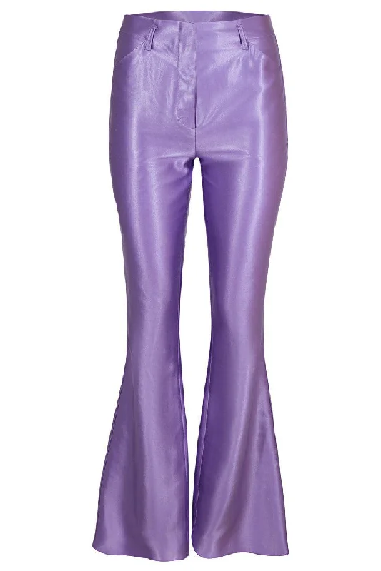 Shiny Coolness Pant Elegant Wool Trousers