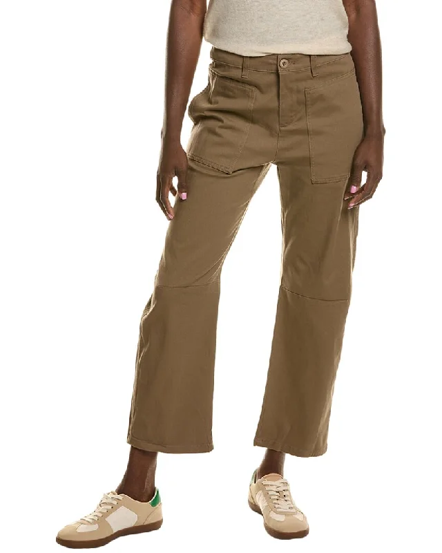 Nanette Nanette Lepore Patch Pocket Barrel Pant High-Waist Trousers