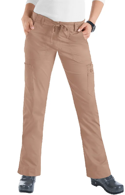 Stretch Lindsey Pant Latte Classic Cropped Pants