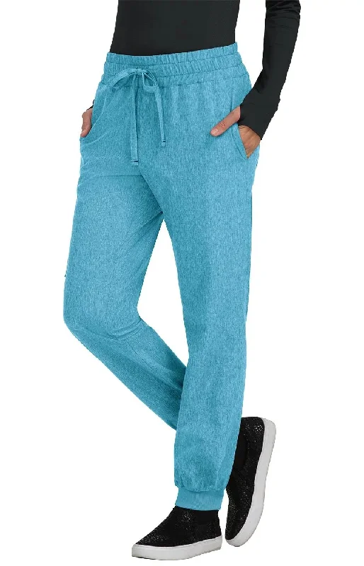 Gemma Jogger Pant Heather Electric Blue Formal Slim Pants