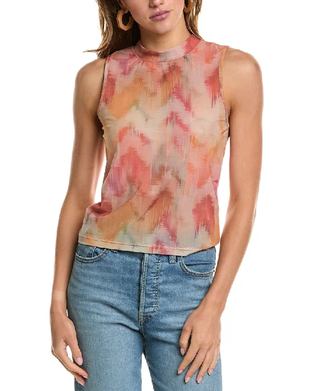 ba&sh Mesh Blouse Semi-Sheer Blouse