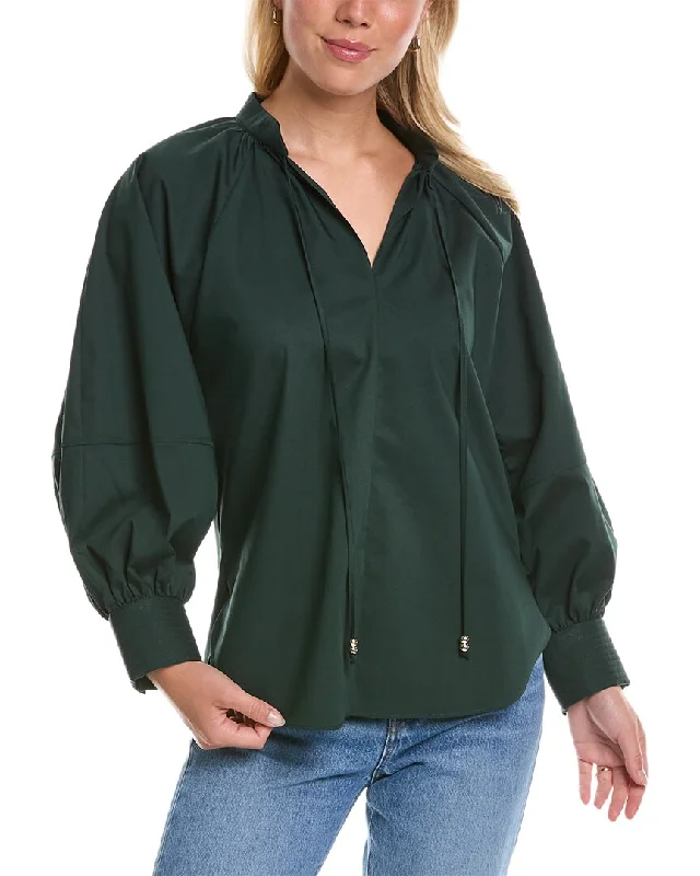 Hugo Boss Blouse Embroidered Floral Blouse