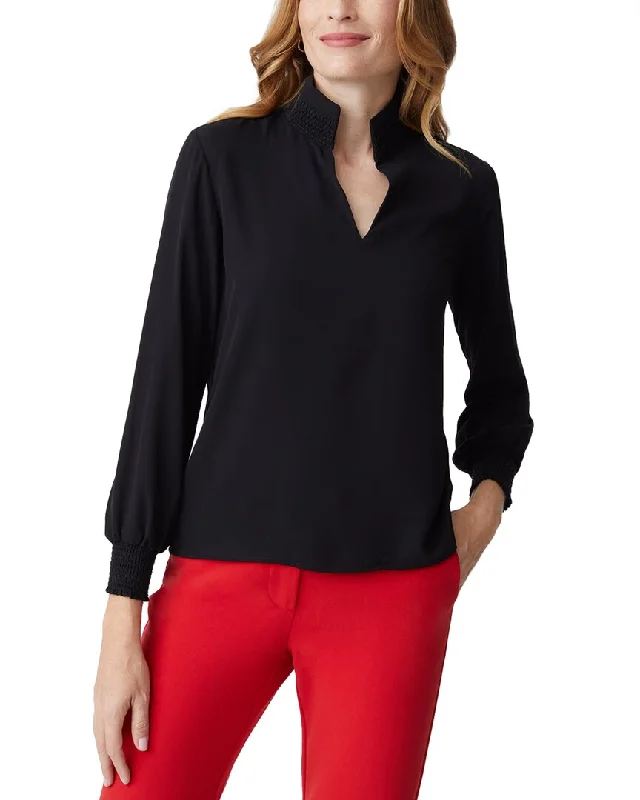 J.McLaughlin Cami Blouse Lightweight Floral Blouse
