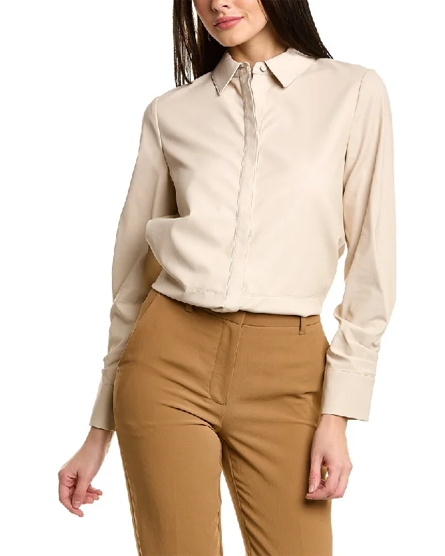 Kobi Halperin Aspen Blouse Embellished Collar Blouse