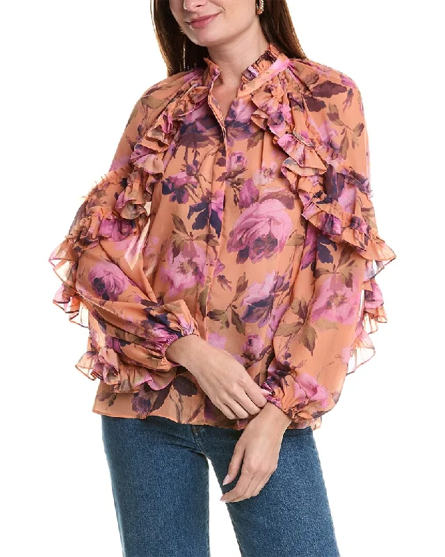 Kobi Halperin Phoenix Blouse Classic Striped Blouse