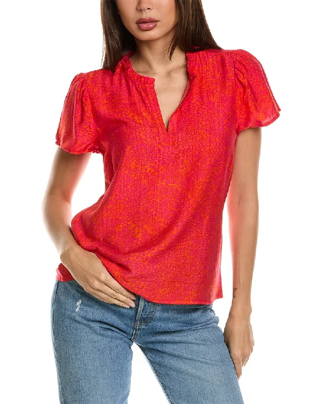 RACHEL Rachel Roy Blouse Wrap Front Blouse