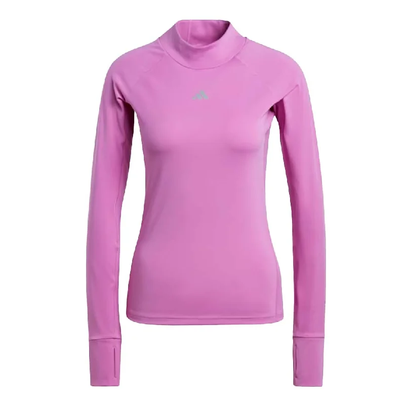 adidas - Women's Techfit Aeroready Long Sleeve T-Shirt (HI3370) Wool Fabric Cashmere Fabric Tweed Fabric adidas - Women's Techfit Aeroready Long Sleeve T-Shirt (HI3370) Wool Fabric Cashmere Fabric Tweed Fabric