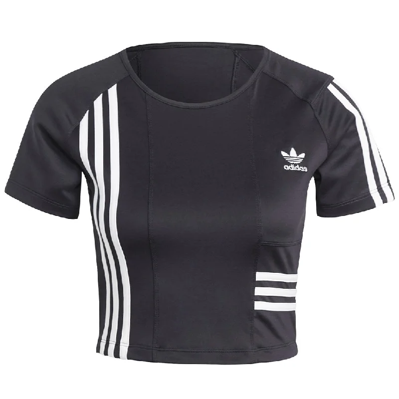 adidas - Women's Adicolor Crop T-Shirt (IC2379) Cotton Fabric Linen Fabric Terry Fabric adidas - Women's Adicolor Crop T-Shirt (IC2379) Cotton Fabric Linen Fabric Terry Fabric