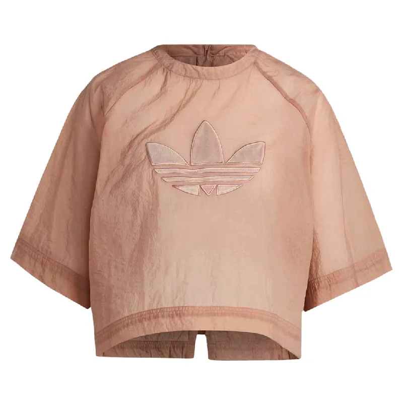 adidas - Women's Always Original Cropped T-Shirt (IC7215) Rayon Velvet Corduroy